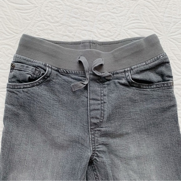 Gymboree Girls’ Grey Skinny Jeans with Elastic Waistband‎ - Picture 2 of 5